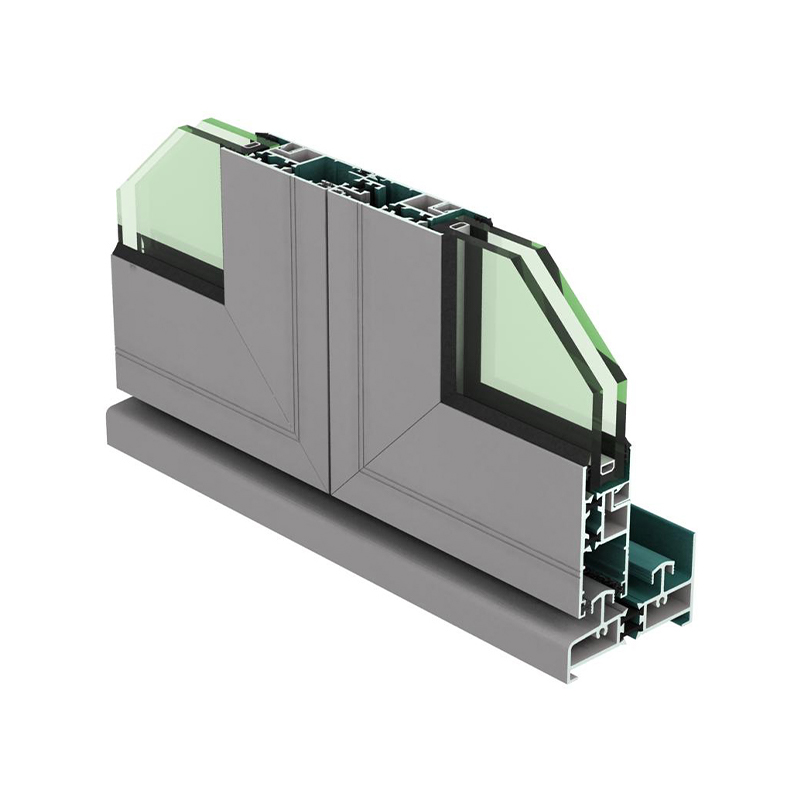 Thermische onderbreking aluminium schuifdeurprofielen